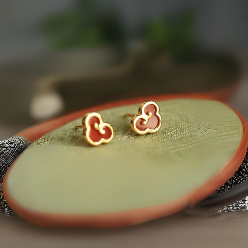 Agate Moonlit Charm Earrings
