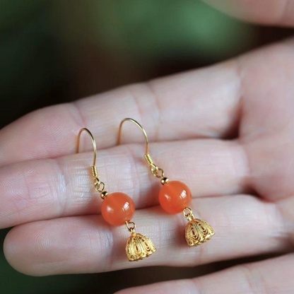 Agate Bloom Earrings