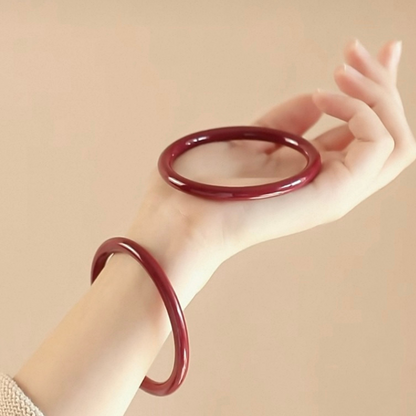 Cinnabar Glow Bangle
