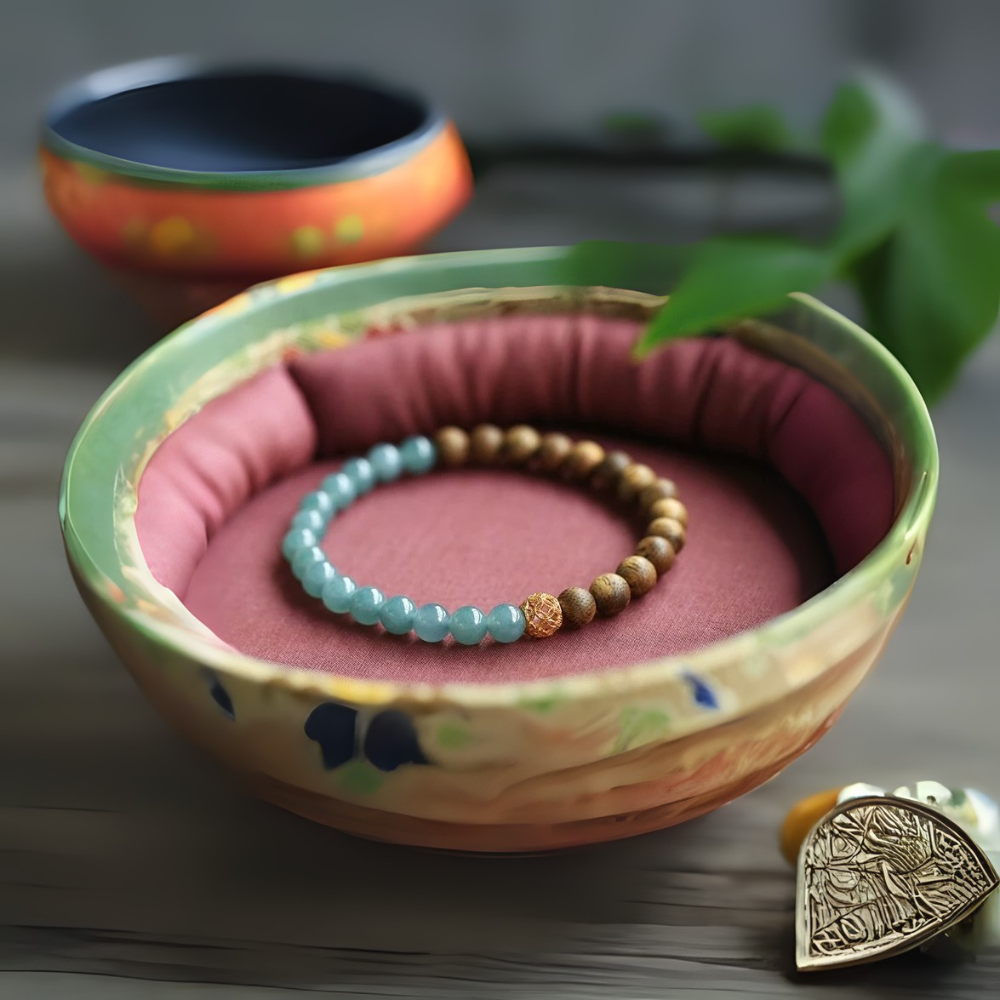 Emerald Agarwood Fusion Bracelet
