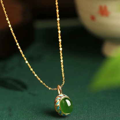 Hetian Jade Serenity Chain Necklace