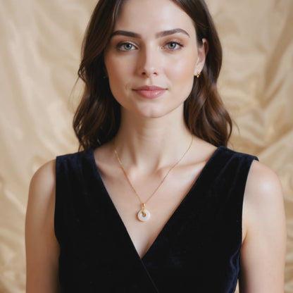 Hetian White Serenity Necklace