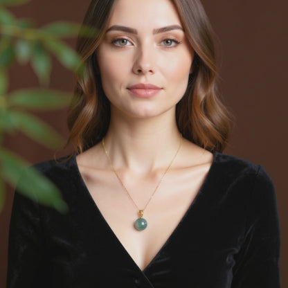 Emerald Sky Pendant Necklace
