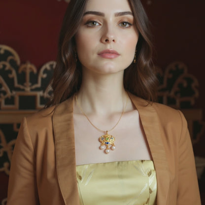 Hetian Koi Prosperity Necklace