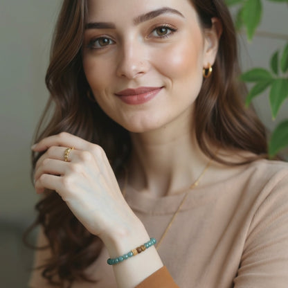 Emerald Agarwood Fusion Bracelet