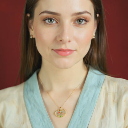Lotus Hetian Bloom Necklaces